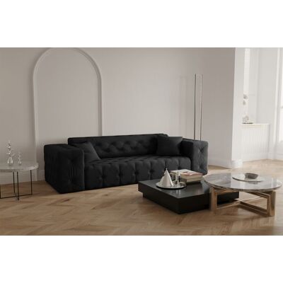 Fun Moebel - CHANTAL - Schwarz - Opera Velvet - Sofa Fun Moebel - CHANTAL - Schwarz - Opera Velvet - Sofa