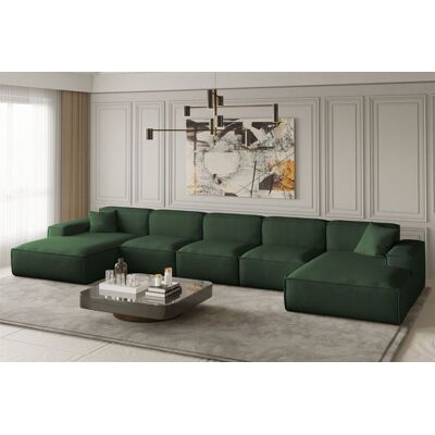 Fun Moebel - CELES XL - Grün - U-Form - Sectional Sofa Fun Moebel - CELES XL - Grün - U-Form - Sectional Sofa