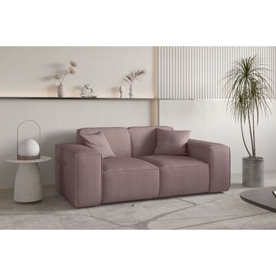 Fun Möbel Sofa Designersofa CELES PREMIUM 2-Sitzer in Stoff Scala Lavendel Fun Möbel Sofa Designersofa CELES PREMIUM 2-Sitzer in Stoff Scala Lavendel