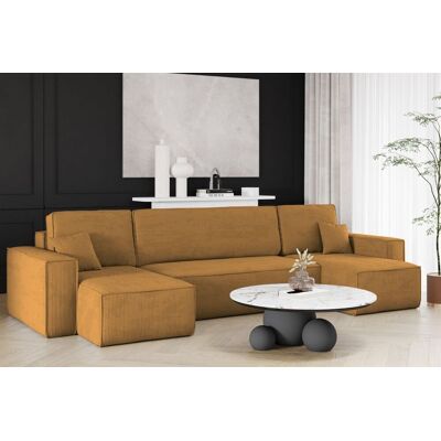 Fun Möbel Wohnlandschaft Schlafsofa Sofa MARIS Stoff Poso Senf Fun Möbel Wohnlandschaft Schlafsofa Sofa MARIS Stoff Poso Senf