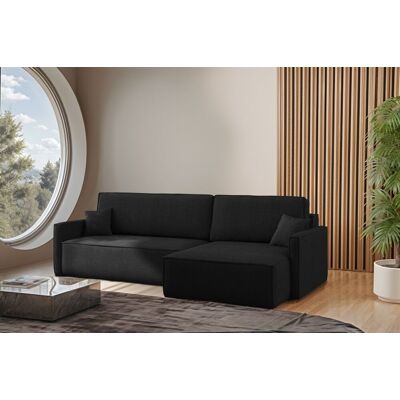Fun Moebel Ecksofa Schlafsofa Sofa LOUIS Stoff Scala Dunkelanthrazit Ottomane Rechts Fun Moebel Ecksofa Schlafsofa Sofa LOUIS Stoff Scala Dunkelanthrazit Ottomane Rechts
