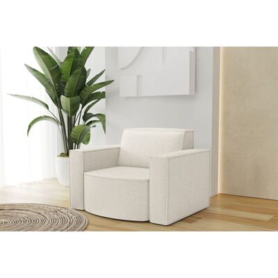 Fun Möbel Sessel Designersessel PALMA in Stoff Ascot Beige / Speed Fun Möbel Sessel Designersessel PALMA in Stoff Ascot Beige / Speed