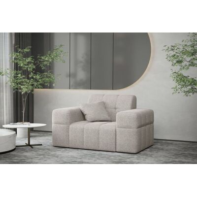 Fun Möbel Sessel Designersessel NANCY in Stoff Neve Beige Fun Möbel Sessel Designersessel NANCY in Stoff Neve Beige
