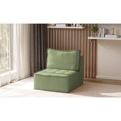 Fun Möbel Sessel SANDE 1-Sitzer Modul Stoff Alpine Hellgrün Fun Möbel Sessel SANDE 1-Sitzer Modul Stoff Alpine Hellgrün