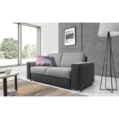 Fun Moebel Sofa 2-Sitzer JUNES Webstoff Grau / Hellgrau 180x90x91 cm Fun Moebel Sofa 2-Sitzer JUNES Webstoff Grau / Hellgrau 180x90x91 cm