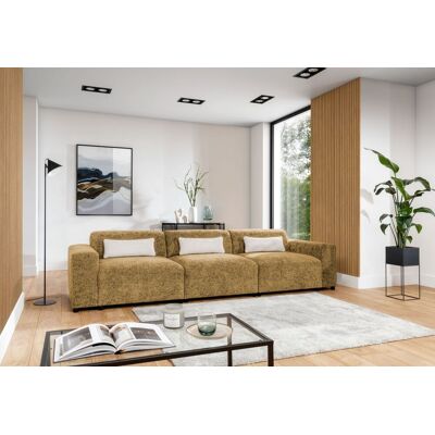 Fun Möbel Bigsofa Designersofa Sofa ROMY 4-Sitzer in Stoff Enjoy Me Honiggelb Fun Möbel Bigsofa Designersofa Sofa ROMY 4-Sitzer in Stoff Enjoy Me Honiggelb