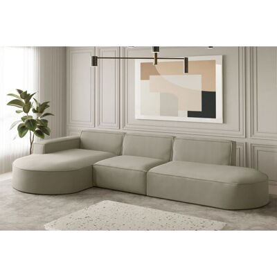 Fun Moebel - PALMA - Pearl - Opera Velvet - Sofa Fun Moebel - PALMA - Pearl - Opera Velvet - Sofa