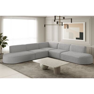 Fun Moebel - PALMA - Toffee - Ascot fabric - Sofa Fun Moebel - PALMA - Toffee - Ascot fabric - Sofa