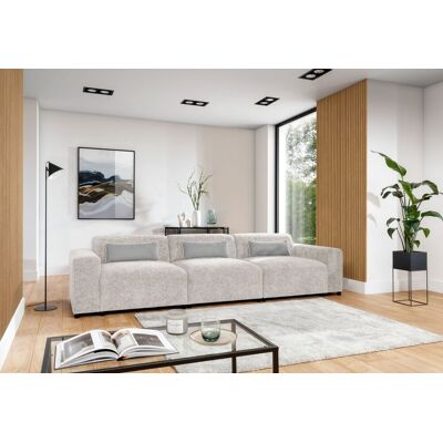 Fun Möbel Bigsofa Designersofa Sofa ROMY 4-Sitzer in Stoff Enjoy Me Creme Fun Möbel Bigsofa Designersofa Sofa ROMY 4-Sitzer in Stoff Enjoy Me Creme