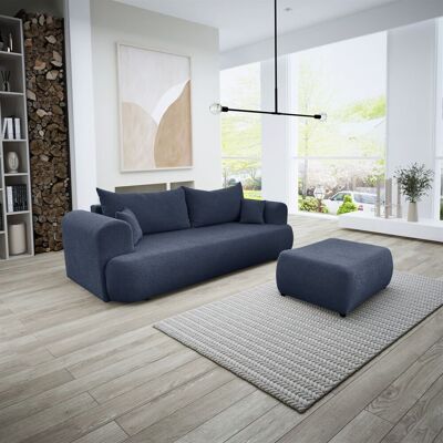 Fun Möbel Sofa Schlafsofa 3-Sitzer ANIKE inkl. Polsterhocker in Stoff Now or Never Dunk... Fun Möbel Sofa Schlafsofa 3-Sitzer ANIKE inkl. Polsterhocker in Stoff Now or Never Dunk...