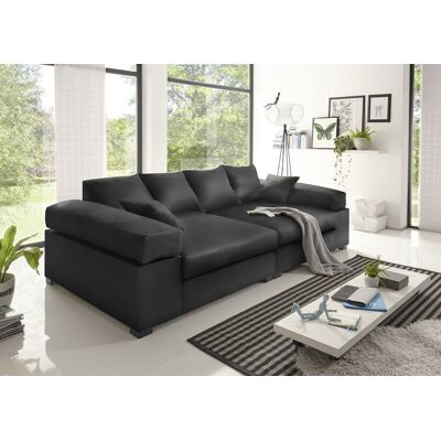Fun Moebel - AREZZO - Schwarz - Kunstleder - Sofa Fun Moebel - AREZZO - Schwarz - Kunstleder - Sofa