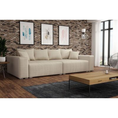 Fun Moebel Big Sofa Couchgarnitur REGGIO Megasofa mit Schlaffunktion Beige Fun Moebel Big Sofa Couchgarnitur REGGIO Megasofa mit Schlaffunktion Beige