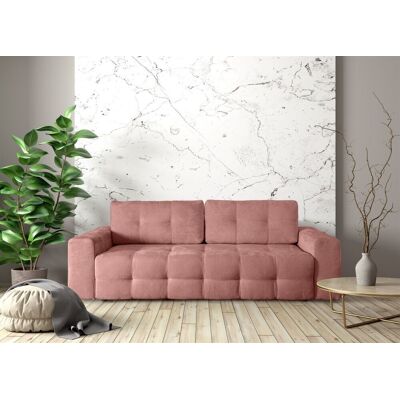 Fun Möbel Schlafsofa Designersofa Sofa 3-Sitzer ARIELLE in Stoff Perfect Harmony Altrosa Fun Möbel Schlafsofa Designersofa Sofa 3-Sitzer ARIELLE in Stoff Perfect Harmony Altrosa