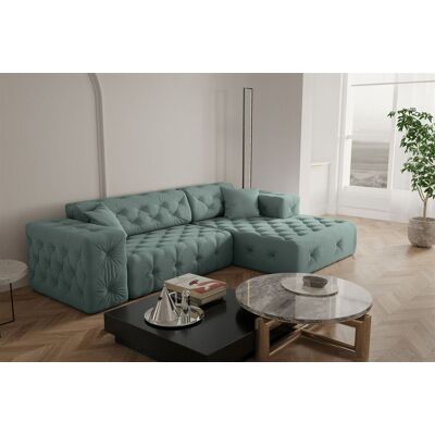 Fun Möbel - CHANTAL - Opera Velvet - Saphir - Sofa Fun Möbel - CHANTAL - Opera Velvet - Saphir - Sofa