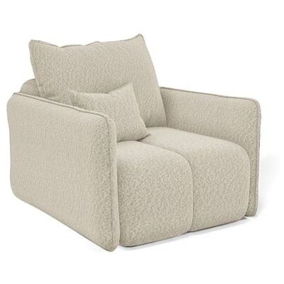Fun Möbel Sessel Designersessel MORGANO Stoff Abriamo Creme Fun Möbel Sessel Designersessel MORGANO Stoff Abriamo Creme
