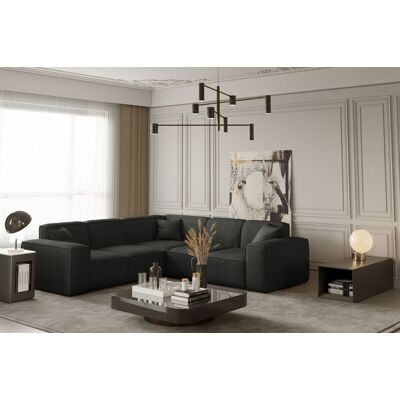 Fun Moebel - CELES - Anthrazit - Scala Stoff - Sofa Fun Moebel - CELES - Anthrazit - Scala Stoff - Sofa