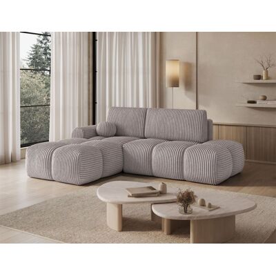 Fun Moebel Ecksofa mit Schlaffunktion Sofa PLAY Stoff Tilia Silbergrau Ottomane Links Fun Moebel Ecksofa mit Schlaffunktion Sofa PLAY Stoff Tilia Silbergrau Ottomane Links