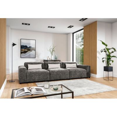 Fun Möbel Bigsofa Designersofa Sofa ROMY 4-Sitzer in Stoff Enjoy Me Taupe Fun Möbel Bigsofa Designersofa Sofa ROMY 4-Sitzer in Stoff Enjoy Me Taupe