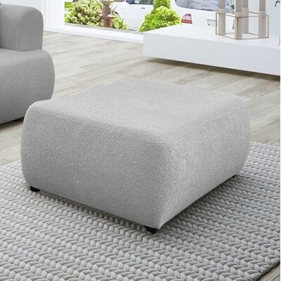 Fun Möbel Polsterhocker Designerhocker Hocker ANIKE in Stoff Now or Never Grau Fun Möbel Polsterhocker Designerhocker Hocker ANIKE in Stoff Now or Never Grau