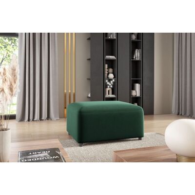 Fun Möbel Polsterhocker Designerhocker Hocker MEGAN in Stoff Salvador Dunkelgrün Fun Möbel Polsterhocker Designerhocker Hocker MEGAN in Stoff Salvador Dunkelgrün
