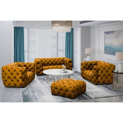 Fun Moebel - NATALIE - Goldgelb - Riviera - sofa set Fun Moebel - NATALIE - Goldgelb - Riviera - sofa set