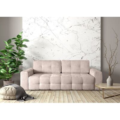 Fun Möbel Schlafsofa Designersofa Sofa 3-Sitzer ARIELLE in Stoff Perfect Harmony Altweiß Fun Möbel Schlafsofa Designersofa Sofa 3-Sitzer ARIELLE in Stoff Perfect Harmony Altweiß