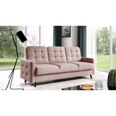 Fun Möbel Sofa 3-Sitzer Schlafsofa Designersofa GARNET Stoff Luis Rosa Fun Möbel Sofa 3-Sitzer Schlafsofa Designersofa GARNET Stoff Luis Rosa