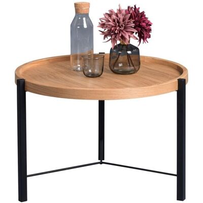 Fun Moebel Couchtisch Beistelltisch TIRA 46x65 cm Wildeiche furniert Fun Moebel Couchtisch Beistelltisch TIRA 46x65 cm Wildeiche furniert
