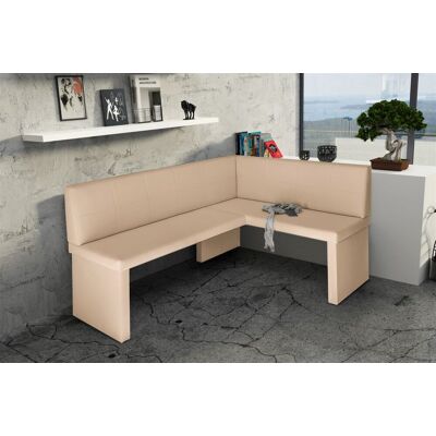 Fun Moebel Eckbank Bank Küchenbank 196 x 142 cm -ROBIN XL L -Kunstleder Creme Fun Moebel Eckbank Bank Küchenbank 196 x 142 cm -ROBIN XL L -Kunstleder Creme