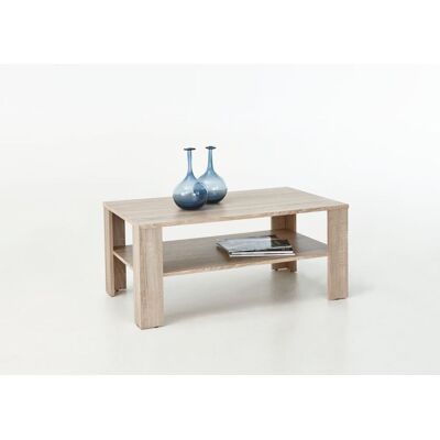 Fun Moebel Couchtisch Tisch Loco 100x60 cm mit Ablageboden Sonoma Eiche Fun Moebel Couchtisch Tisch Loco 100x60 cm mit Ablageboden Sonoma Eiche