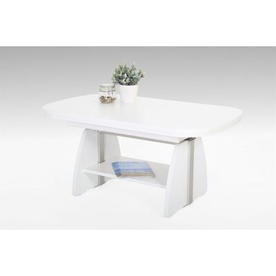 Fun Moebel Couchtisch Funktionscouchtisch NILAN mit zwei Funktionen Dekor Weiss Fun Moebel Couchtisch Funktionscouchtisch NILAN mit zwei Funktionen Dekor Weiss