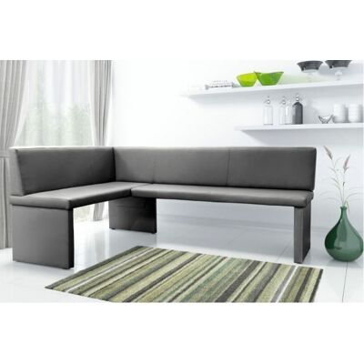 Fun Moebel Eckbank Bank Küchenbank -Cora XL / R - Kunstleder Grau 196 x 142 cm Fun Moebel Eckbank Bank Küchenbank -Cora XL / R - Kunstleder Grau 196 x 142 cm