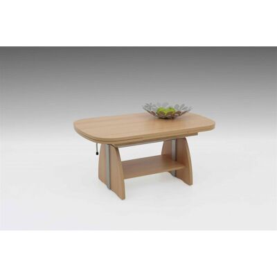 Fun Moebel Couchtisch Funktionscouchtisch NILAN mit zwei Funktionen Dekor Buche Fun Moebel Couchtisch Funktionscouchtisch NILAN mit zwei Funktionen Dekor Buche