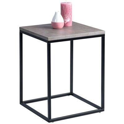 Fun Moebel Beistelltisch Tisch SOMA 40x40 cm Dekor Keramikoptik Gestell schwarz Fun Moebel Beistelltisch Tisch SOMA 40x40 cm Dekor Keramikoptik Gestell schwarz