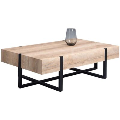Fun Moebel Couchtisch Beistelltisch DETLEF 118x70 cm Dekor Wildeiche Fun Moebel Couchtisch Beistelltisch DETLEF 118x70 cm Dekor Wildeiche