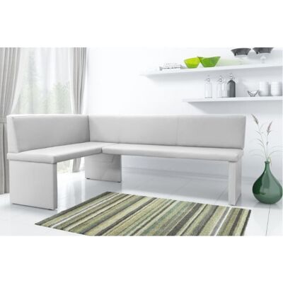 Fun Moebel Eckbank Bank Küchenbank -Cora XL / R - Kunstleder Weiss 196 x 142 cm Fun Moebel Eckbank Bank Küchenbank -Cora XL / R - Kunstleder Weiss 196 x 142 cm