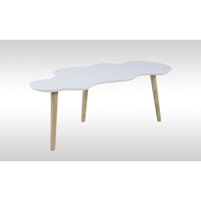 Fun Moebel Couchtisch Tisch - OTTAWA -117 x 50 cm MDF / Massivholz Weiss Fun Moebel Couchtisch Tisch - OTTAWA -117 x 50 cm MDF / Massivholz Weiss