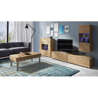 Fun Moebel Couchtisch Tisch - KAVOS XL - mit Schublade 110x63,5cm Gold Eiche Fun Moebel Couchtisch Tisch - KAVOS XL - mit Schublade 110x63,5cm Gold Eiche
