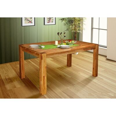 Fun Moebel - Esstisch 180x90 Eiche massiv - Fuß 80x80 mm - Esstisch Fun Moebel - Esstisch 180x90 Eiche massiv - Fuß 80x80 mm - Esstisch