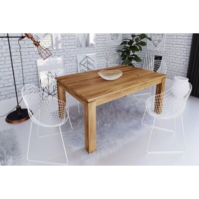 Fun Möbel Esstisch Tisch Massivholztisch MAISON Eiche massiv 90x90 cm Fun Möbel Esstisch Tisch Massivholztisch MAISON Eiche massiv 90x90 cm