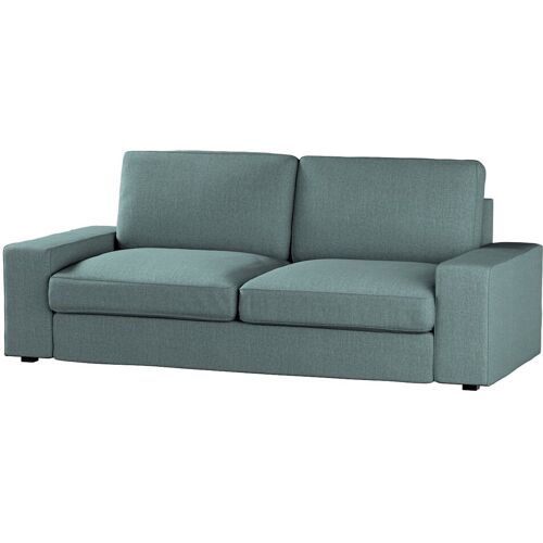 Dekoria Bezug für Kivik 3-er Bettsofa, grau- blau, Kivik 3-er Bettsofabezug, City (704-85)