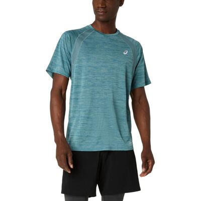 Asics Road Shirt - Foggy Teal - L - Herren Asics Road Shirt - Foggy Teal - L - Herren