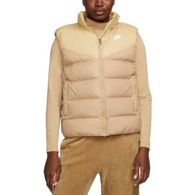 Nike Braun Beiget Windrunner Daunenweste - Weste Nike Braun Beiget Windrunner Daunenweste - Weste
