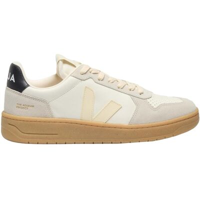 Veja V-82 Leather - Pure Calcaire / Black - 44 - Herren Veja V-82 Leather - Pure Calcaire / Black - 44 - Herren