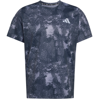 Adidas ADI365 Running Animal Print Iconic Tee - Slate / Aurora Onix / Night Grey - XXL - Herren Adidas ADI365 Running Animal Print Iconic Tee - Slate / Aurora Onix / Night Grey - XXL - Herren