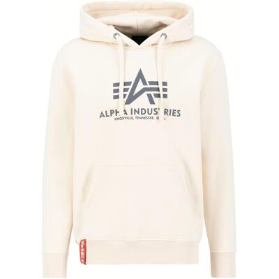 Alpha Industries Basic Hoodie - Stream White - XL - Herren Alpha Industries Basic Hoodie - Stream White - XL - Herren