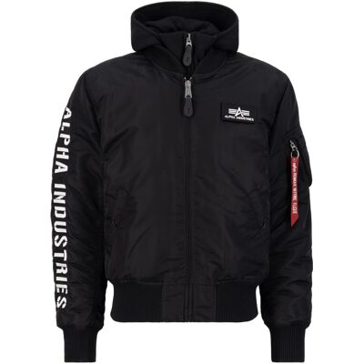 Alpha Industries MA-1 D-Tec SE Jacke - Black / White - L - Herren Alpha Industries MA-1 D-Tec SE Jacke - Black / White - L - Herren