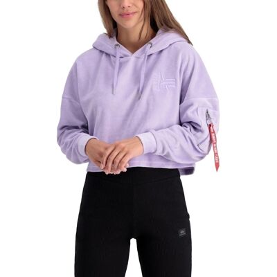 Alpha Industries Damen - Frottee Kapuzensweatshirt COS Alpha Industries Damen - Frottee Kapuzensweatshirt COS
