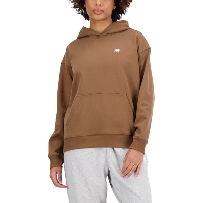 New Balance Athletics French Terry Oversized Hoodie - Dark Earth - M - Damen New Balance Athletics French Terry Oversized Hoodie - Dark Earth - M - Damen