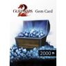 Guild Wars 2: 2000 Gems Card Prepaid CD Key